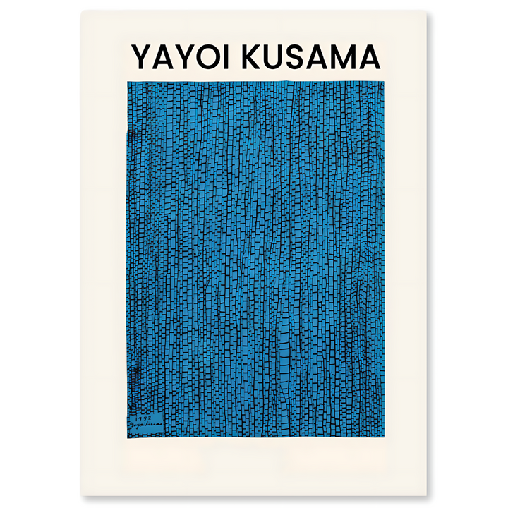 BLUE - Estampas em tela inspiradas em Yayoi Kusama