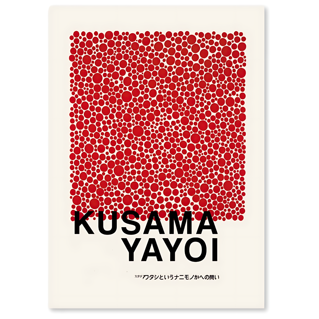 LOVE - Yayoi Kusama - impressões de tela inspiradas