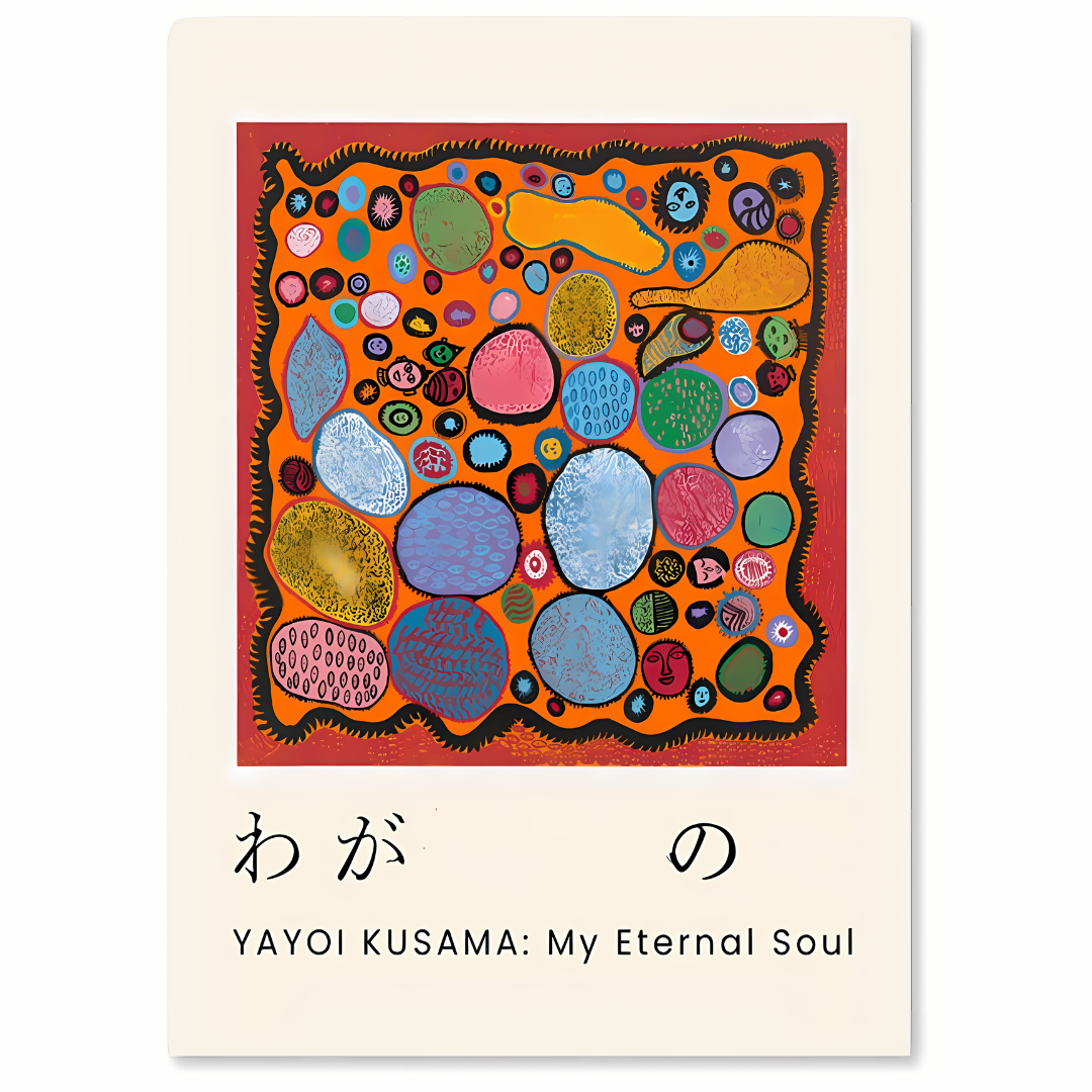 MY ETERNAL SOUL - Estampas em tela inspiradas em Yayoi Kusama
