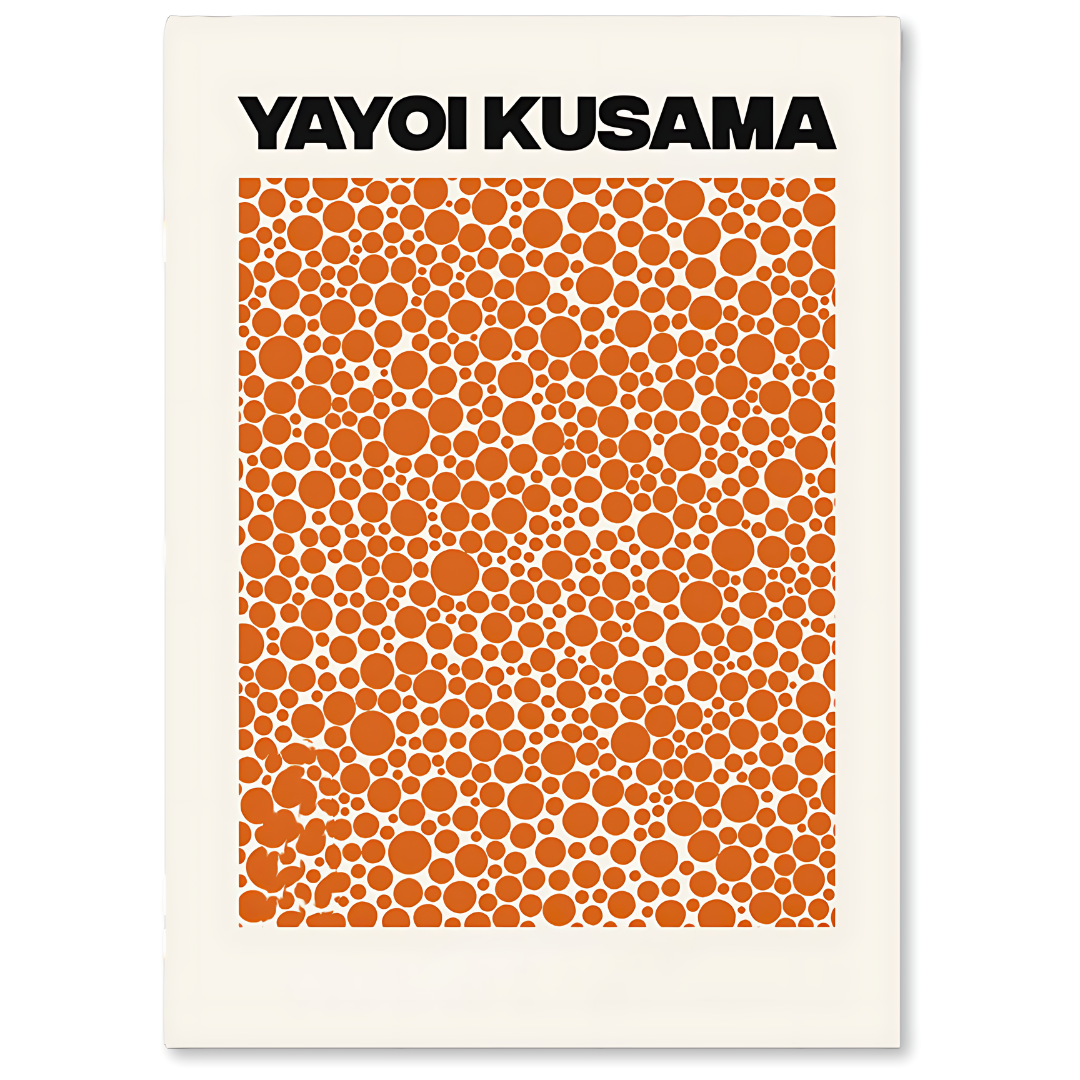 SUN - Estampas em tela inspiradas em Yayoi Kusama